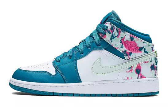 Кроссовки Jordan 1 Mid Paint Stroke GS