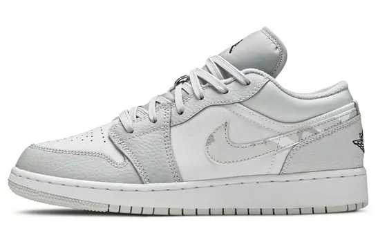 Кроссовки Jordan 1 Low White Camo GS