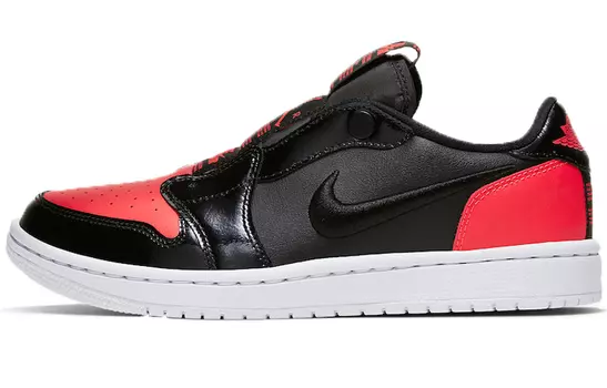Кроссовки Jordan 1 Low Slip Black Hot Punch Women's