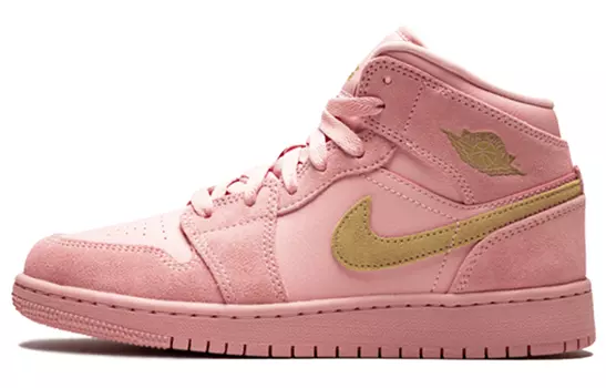 Кроссовки Air Jordan 1 Mid SE 'Coral Stardust'GS
