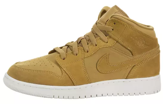 Кроссовки Jordan 1 Retro Mid GS Golden Harvest