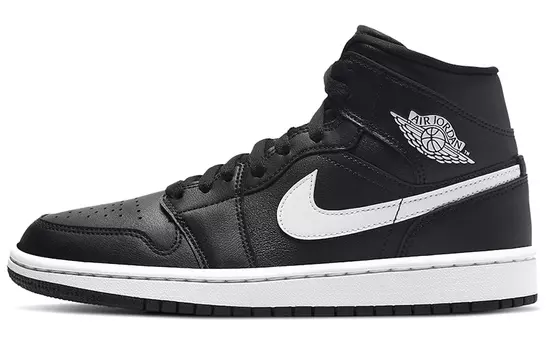 Кроссовки JORDAN 1 Mid Black White Women's