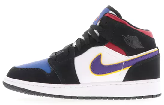 Кроссовки Jordan 1 Mid 'Lakers Top 3' GS