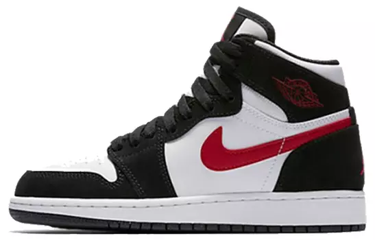 Кроссовки Jordan 1 Retro High Black Red White BG