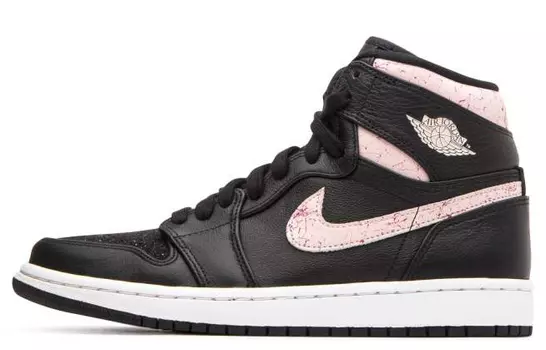 Кроссовки JORDAN 1 Retro High Black Silt Red Women's