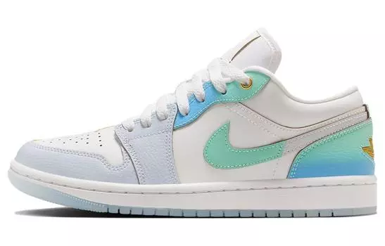 Кроссовки Jordan Air Jordan 1 Vintage Basketball Women, белый/зеленый/серый