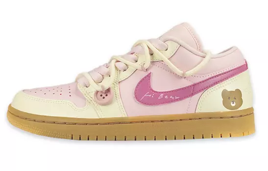 Jordan Air Jordan 1 Винтажные женские баскетбольные кроссовки, розовый
