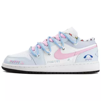 Кроссовки Jordan Air Jordan 1 Vintage Basketball Women, голубой/светло-розовый