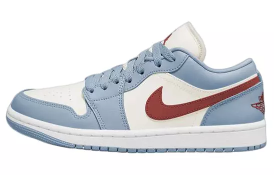 Кроссовки JORDAN 1 Low Blue Whisper Dune Red Women's