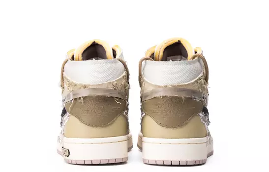 Jordan Air Jordan 1 винтажные баскетбольные кроссовки женские, Хаки
