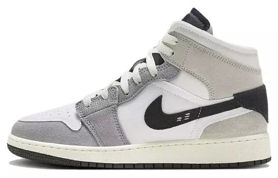 Кроссовки Jordan Air Jordan 1 Vintage Basketball Women, серый/черный/белый