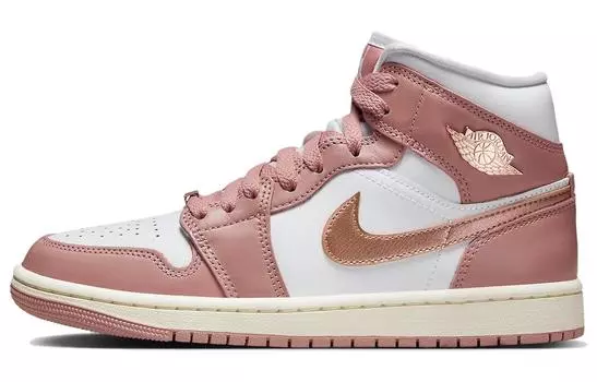 Кроссовки Jordan Air Jordan 1 Basketball Women, розовый/белый