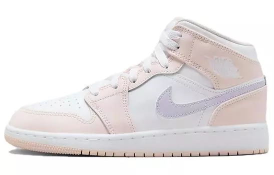 Jordan Air Jordan 1 винтажные баскетбольные кроссовки женские, Pulse Magenta/Pulse Mint/Purple Rush