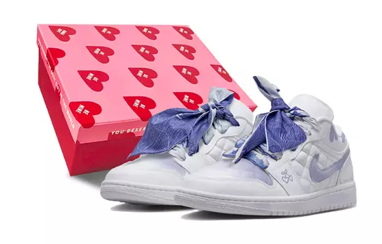 Jordan Air Jordan 1 винтажные баскетбольные кроссовки женские, White