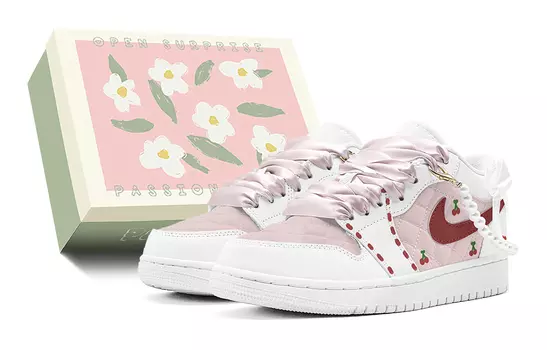 Jordan Air Jordan 1 винтажные баскетбольные кроссовки женские, Pink