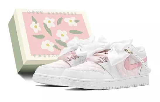 Jordan Air Jordan 1 винтажные баскетбольные кроссовки женские, Pink