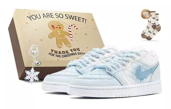 Jordan Air Jordan 1 винтажные баскетбольные кроссовки женские, Light Blue