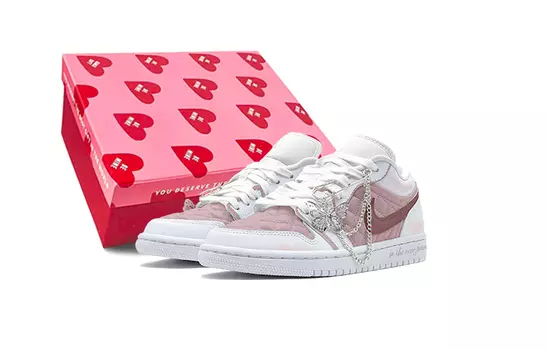 Jordan Air Jordan 1 винтажные баскетбольные кроссовки женские, Pink