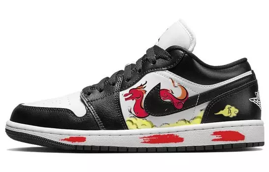 Jordan Air Jordan 1 винтажные баскетбольные кроссовки женские, Black