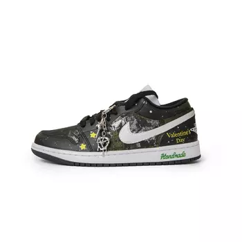 Jordan Air Jordan 1 винтажные баскетбольные кроссовки женские, Black