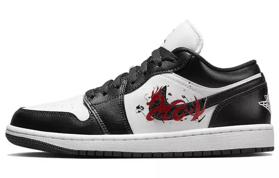 Jordan Air Jordan 1 винтажные баскетбольные кроссовки женские, Black