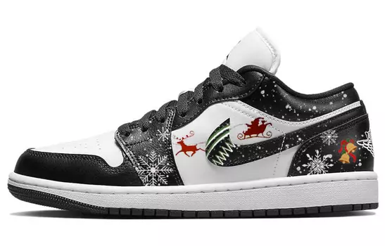Jordan Air Jordan 1 винтажные баскетбольные кроссовки женские, Black