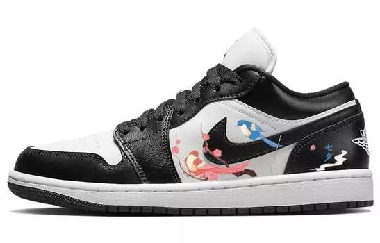 Jordan Air Jordan 1 винтажные баскетбольные кроссовки женские, Black