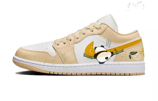 Jordan Air Jordan 1 винтажные баскетбольные кроссовки женские, Yellow