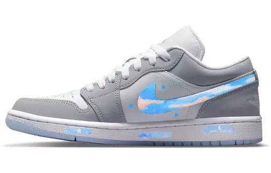 Jordan Air Jordan 1 винтажные баскетбольные кроссовки женские, Light Gray