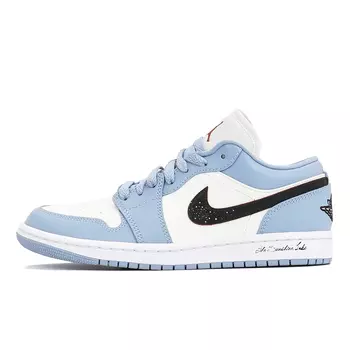Jordan Air Jordan 1 винтажные баскетбольные кроссовки женские, Light Blue