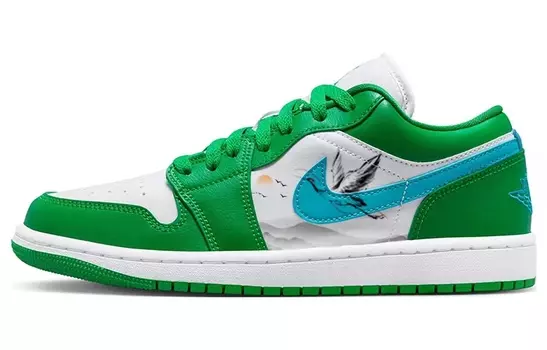 Jordan Air Jordan 1 винтажные баскетбольные кроссовки женские, Blue