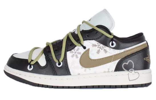 Jordan Air Jordan 1 винтажные баскетбольные кроссовки женские, Dark Brown