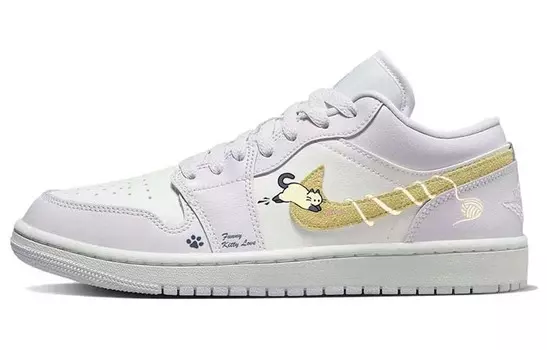 Jordan Air Jordan 1 винтажные баскетбольные кроссовки женские, Lilac