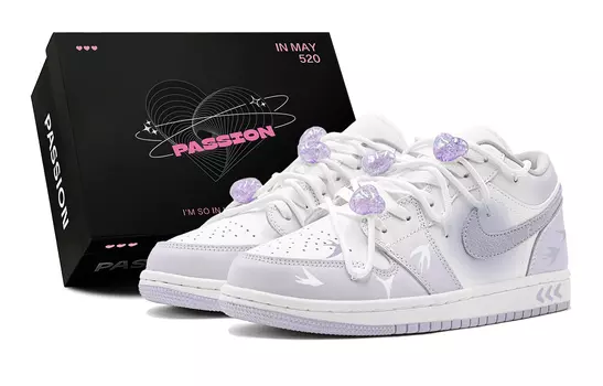 Jordan Air Jordan 1 винтажные баскетбольные кроссовки женские, Lilac