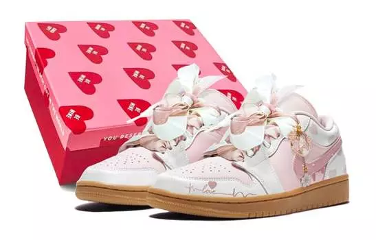 Jordan Air Jordan 1 винтажные баскетбольные кроссовки женские, Pink