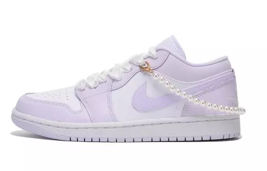 Кроссовки Air Jordan 1 Vintage Basketball Shoes Women's Low-Top White
