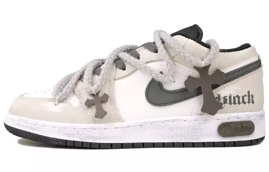 Кроссовки Air Jordan 1 Vintage Basketball Shoes Women's Low-Top White