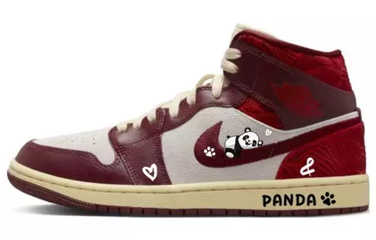 Jordan Air Jordan 1 винтажные баскетбольные кроссовки женские, Red