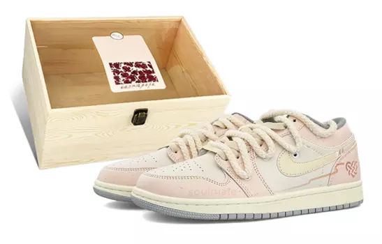 Jordan Air Jordan 1 винтажные баскетбольные кроссовки женские, Pink