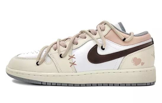 Jordan Air Jordan 1 винтажные баскетбольные кроссовки женские, Off-white