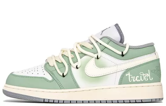 Jordan Air Jordan 1 винтажные баскетбольные кроссовки женские, Off-white