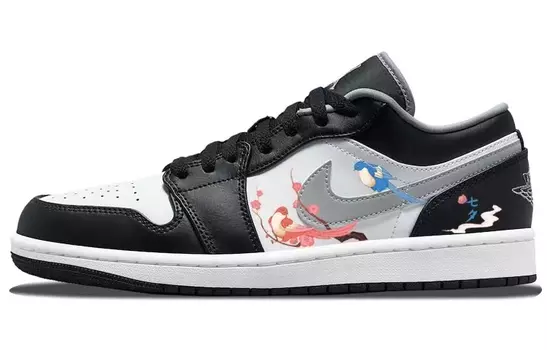 Jordan Air Jordan 1 винтажные баскетбольные кроссовки женские, Black