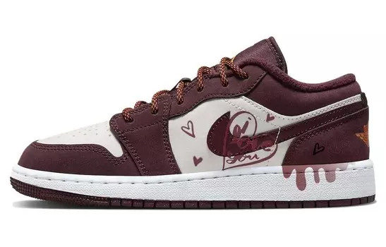 Jordan Air Jordan 1 винтажные баскетбольные кроссовки женские, Red