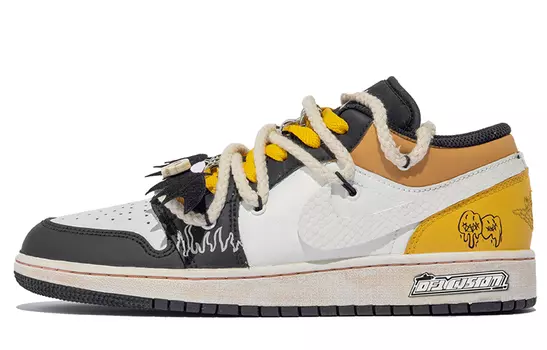 Jordan Air Jordan 1 винтажные баскетбольные кроссовки женские, White