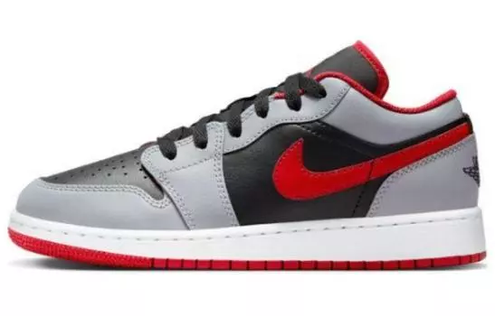 Jordan Air Jordan 1 винтажные баскетбольные кроссовки женские, Summit White/Bright Crimson/Black/Cool Gray