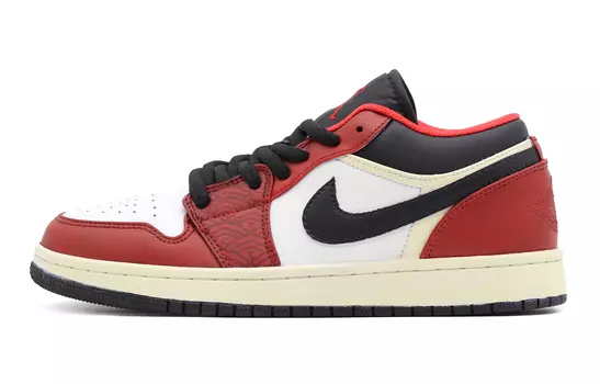 Кроссовки Air Jordan 1 Vintage Basketball Shoes Women's Low-Top Black/Red