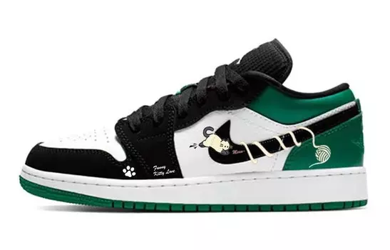 Jordan Air Jordan 1 винтажные баскетбольные кроссовки женские, Green