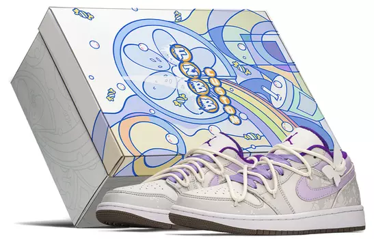 Jordan Air Jordan 1 винтажные баскетбольные кроссовки женские, Dark Purple