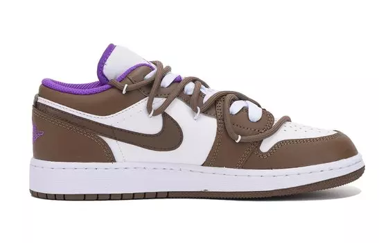 Кроссовки Air Jordan 1 Vintage Basketball Shoes Women's Low-Top White