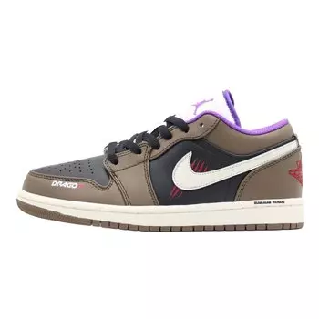 Jordan Air Jordan 1 винтажные баскетбольные кроссовки женские, Dark Brown